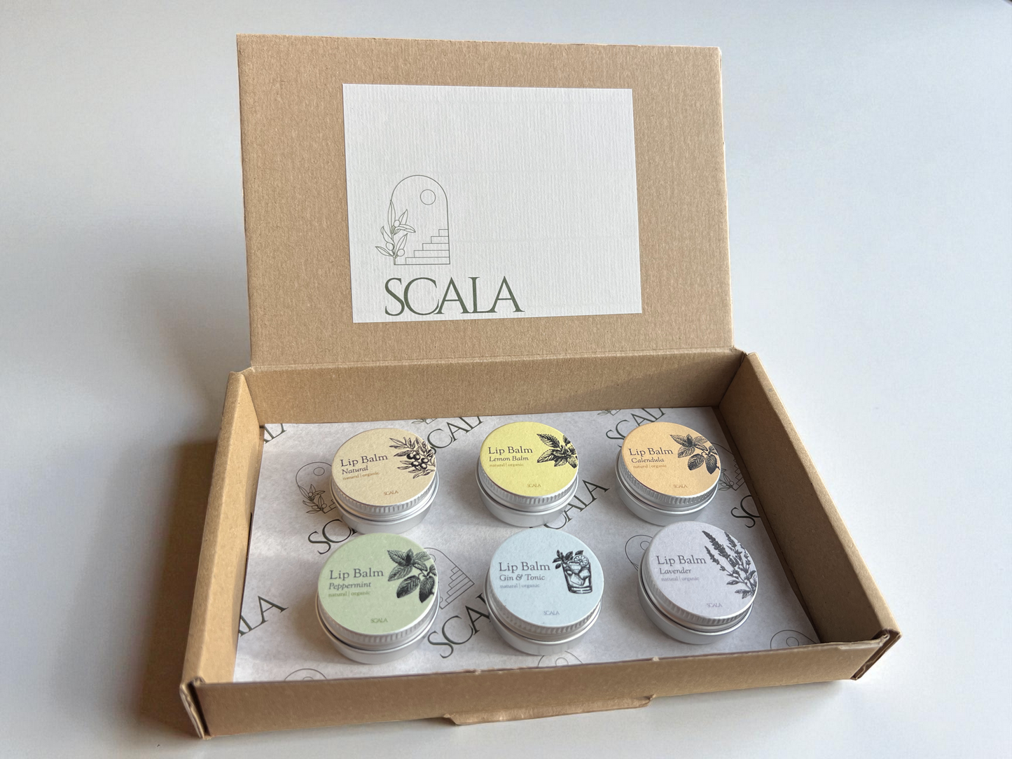 Geschenkbox Premium – 6 Lippenbalsame