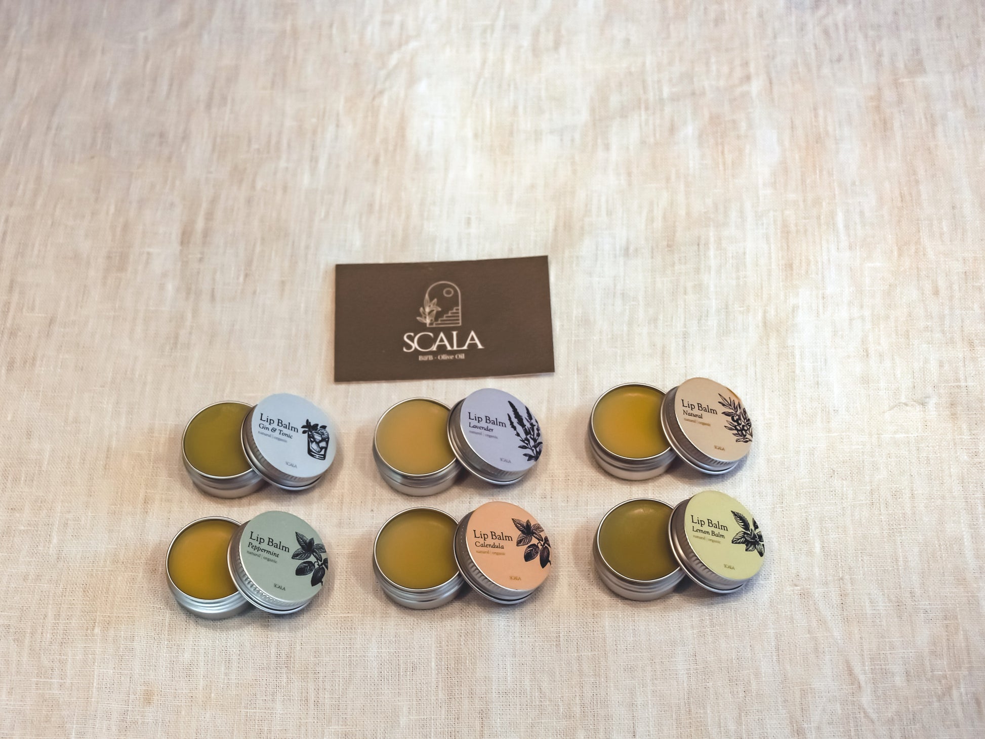 Natural Lip Balm Set 