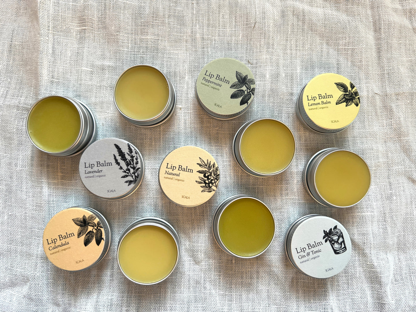 Organic Lip Balm Set